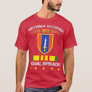 1st Signal Brigade Vietnam Veteran Png  T-Shirt