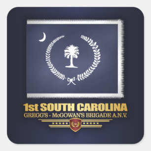 1st South Carolina Volunteer Infantry Square Sticker