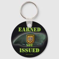 1st special forces flash green berets Keychain
