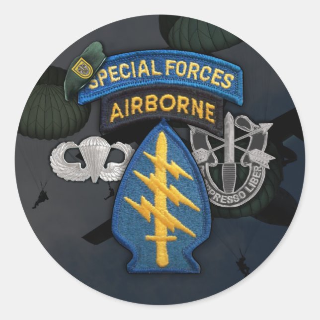 1st Special forces Green Berets group Sticker (Front)