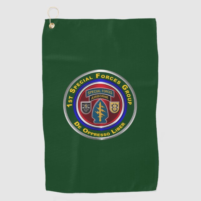 1st Special Forces Group (Airborne) Golf Towel (Front)