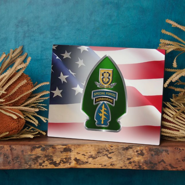 1st Special Forces Group (AIRBORNE)  Plaque (Side)