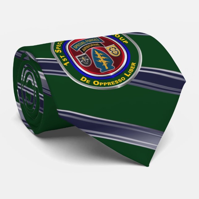 1st Special Forces Group Airborne  Tie (Rolled)
