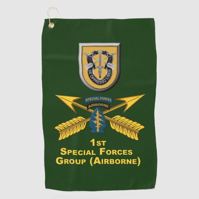 1st Special Forces Group  Golf Towel (Front)