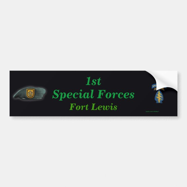 1st special forces group iraq son Bumper Sticker (Front)