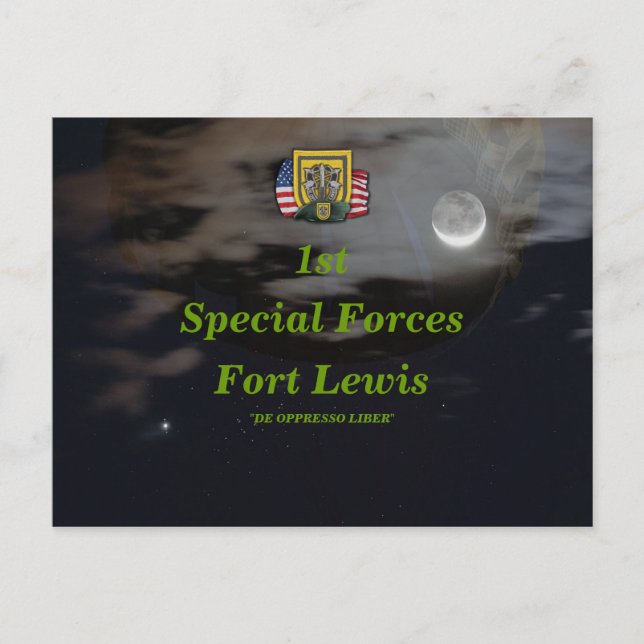 1st special forces group son green berets Postcard (Front)