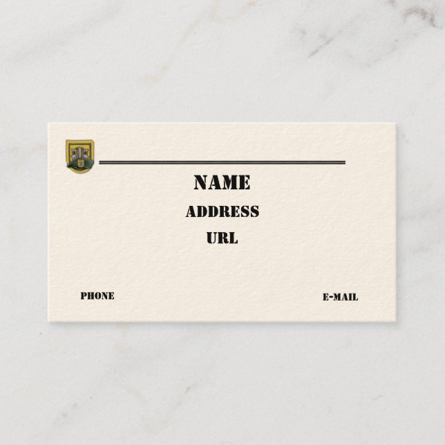 1st special forces group vets flash business Card (Front)