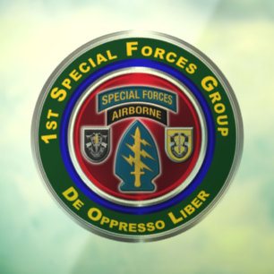 1st Special Forces Group Window Cling