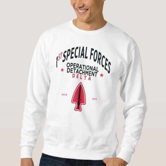  1st Special Forces Operational Detachment-Delta Sweatshirt (Front)
