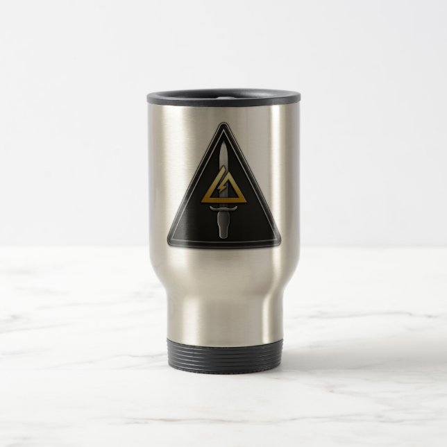 1st Special Forces Operational Detachment-Delta Travel Mug (Center)