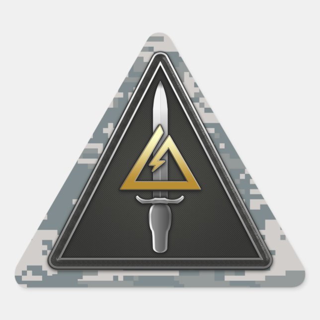 1st Special Forces Operational Detachment-Delta Triangle Sticker (Front)