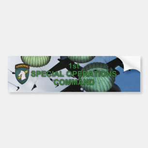 1st special operations command socom  Bumper Stick Bumper Sticker