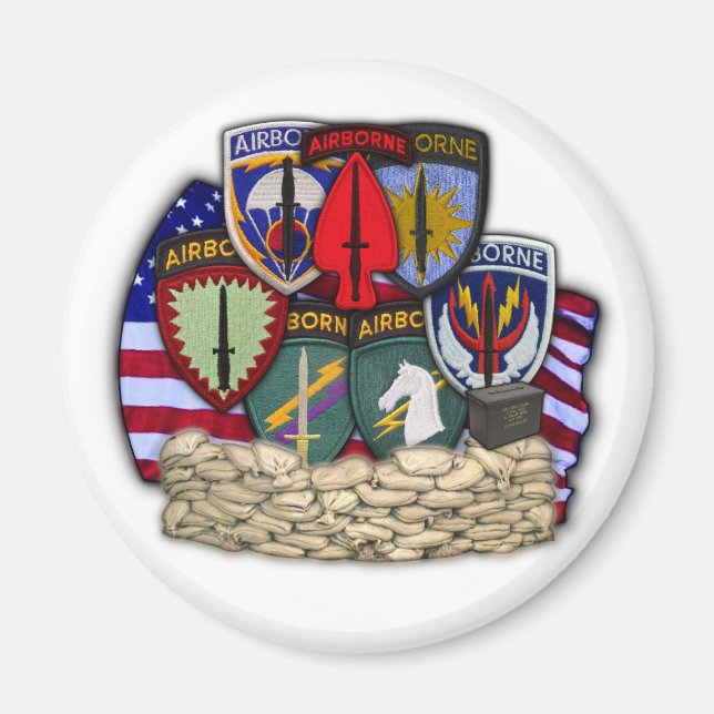 1st special operations command socom patch Magnet (Front)