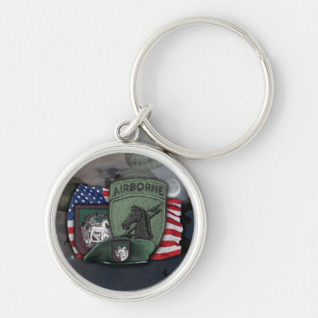1st special operations command SOCOM vets Keychain (Front)
