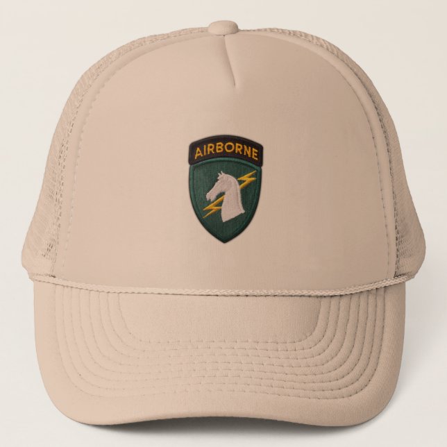 1st special ops command USASOC socom Trucker Hat (Front)