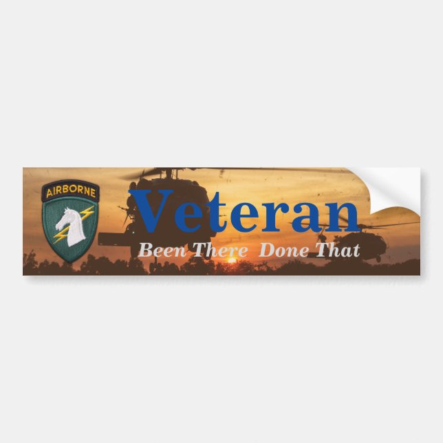 1st special ops usacapoc patch LRRPS recon Bumper Sticker (Front)