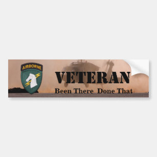 1st special ops usacapoc vets patch bumper sticker