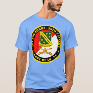 1st Squadron 38th Cavalry Fort Bragg NC w DUI Cav T-Shirt