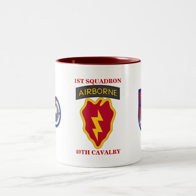 1ST SQUADRON 40TH CAVALRY Mug (Center)
