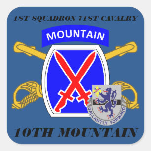 1ST SQUADRON 71ST CAVALRY 10TH MOUNTAIN STICKERS