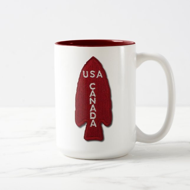 1st SSF Special Service Force Devil's Brigade Vets Two-Tone Coffee Mug (Right)