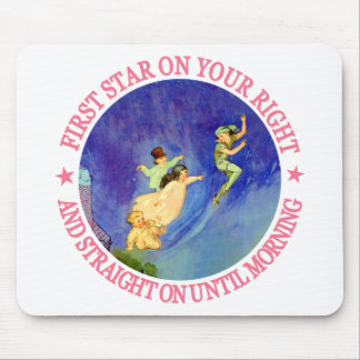 1ST STAR ON YOUR RIGHT, STRAIGHT ON UNTIL MORNING MOUSE MAT