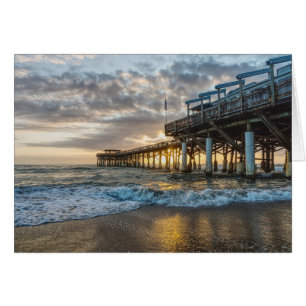 1st Sunrise 2017 Cocoa Beach Greeting Card