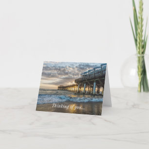 1st Sunrise 2017 Cocoa Beach Thinking Of You Card