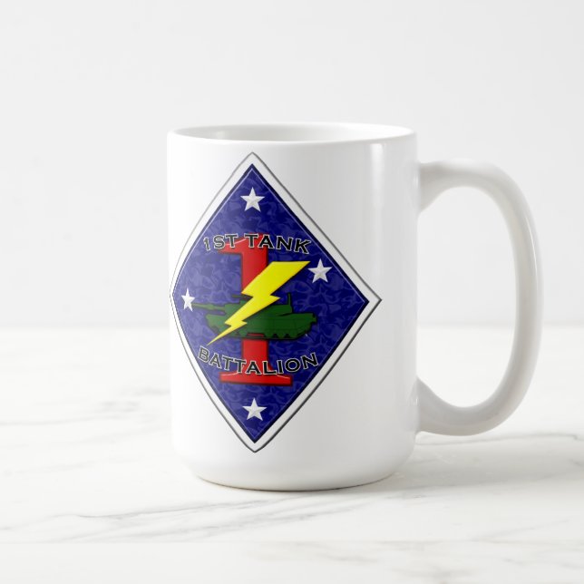 1st Tank Battalion - 1st Marine Division Coffee Mug (Right)