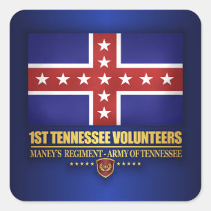 1st Tennessee Infantry (F10) Square Sticker