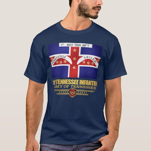 1st Tennessee Infantry T-Shirt (Front)