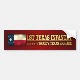 1st Texas Infantry (BA2) Bumper Sticker