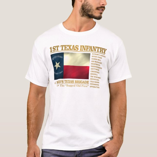 1st Texas Infantry (BA2) T-Shirt (Front)
