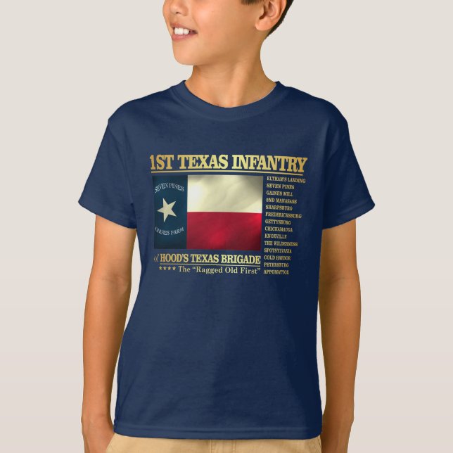 1st Texas Infantry (BA2) T-Shirt (Front)