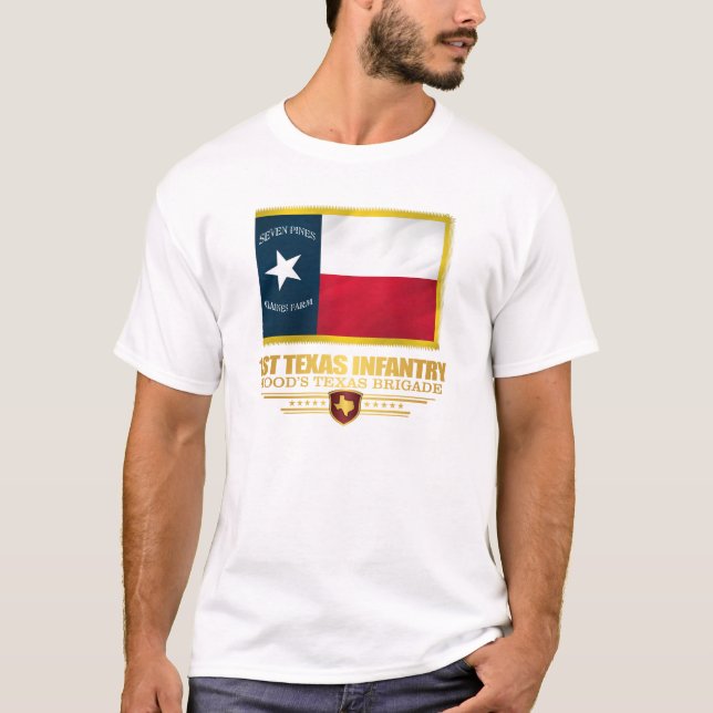 1st Texas Infantry (v10) T-Shirt (Front)