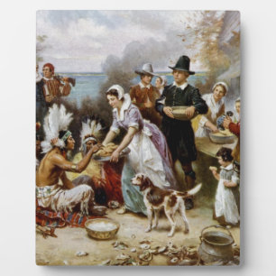 1st thanksgiving plaque
