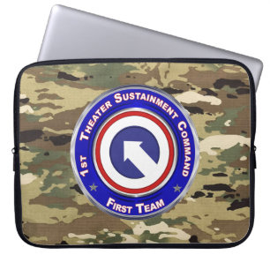 1st Theatre Sustainment Command Laptop Sleeve