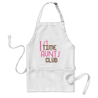 1st Time Aunts Club (Pink) Standard Apron