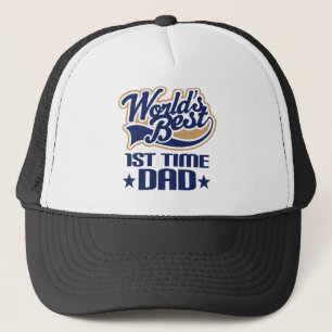 1st Time Dad New Dad Gift Idea Trucker Hat