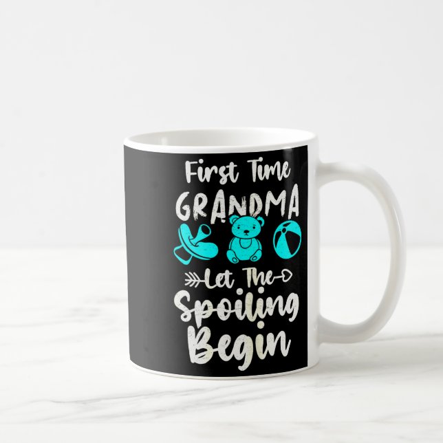 1st Time Grandma To Be First Time Grandma Grandmot Coffee Mug (Right)