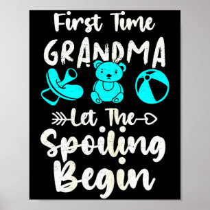 1st Time Grandma To Be First Time Grandma Grandmot Poster