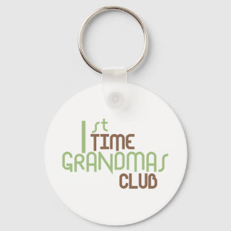 1st Time Grandmas Club (Green) Key Ring