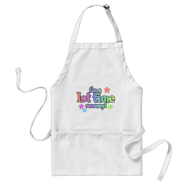 1st Time Mummy-Rainbow T-shirts and Gifts Standard Apron (Front)