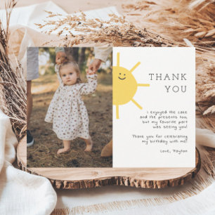 1st Trip Around The Sun Photo Thank You