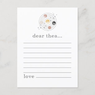 1st Trip Around The Sun Time Capsule Advice Card