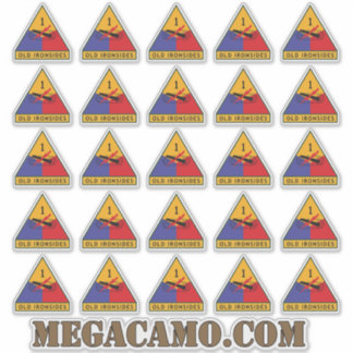 1st US Armoured Division Old Ironsides patch x25