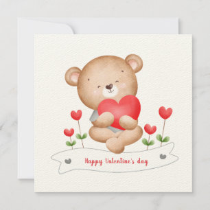 1st Valentine's day boy Valentine's day Card