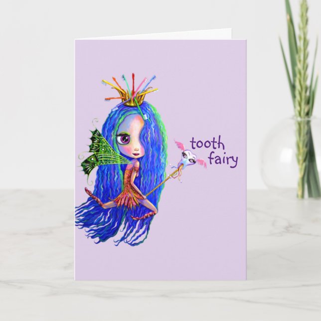 1st Visit From the Tooth Fairy Crown Cute Card (Front)