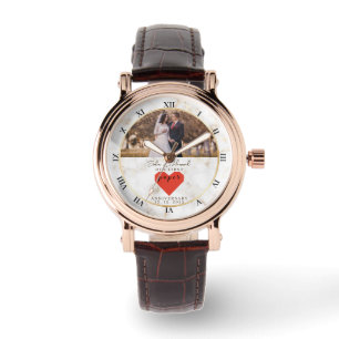 1st Wedding Anniversary Personalised Paper Wedding Watch