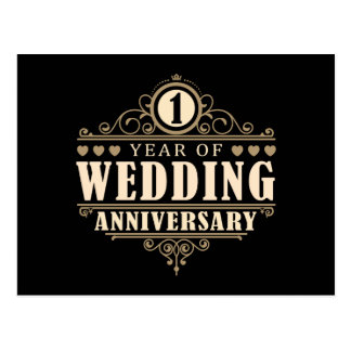  1st  Wedding  Anniversary  Cards Invitations  Zazzle co uk